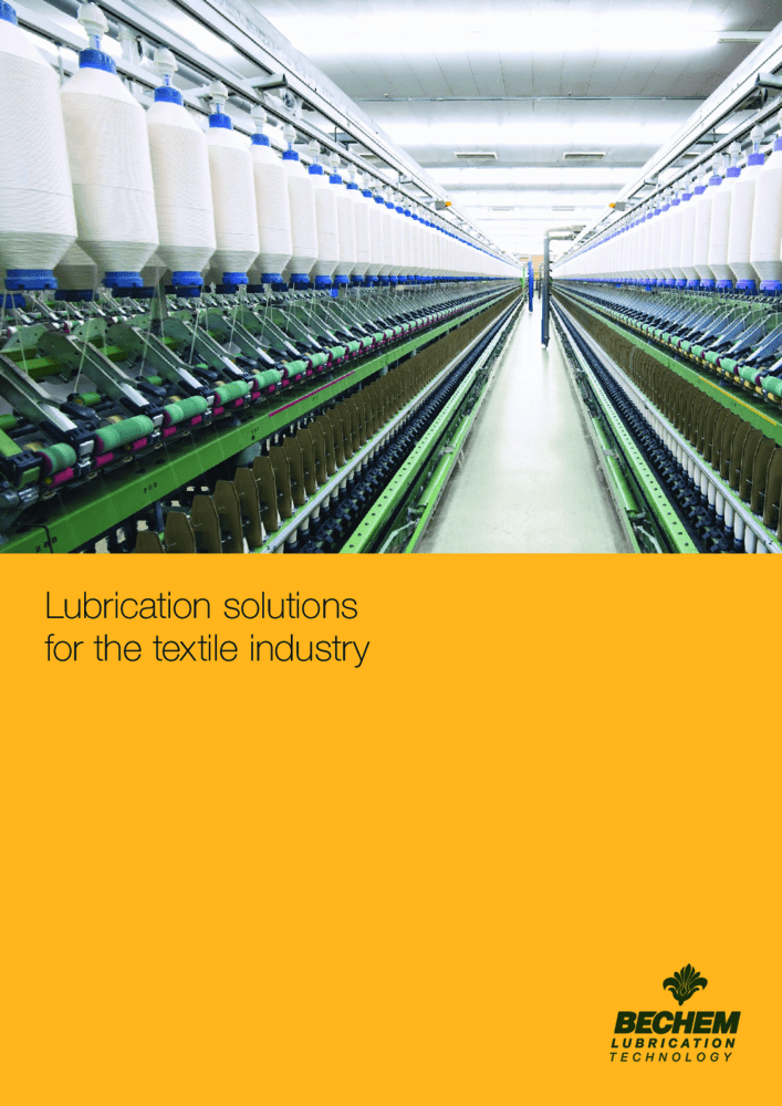 BECHEM Special Lubricants Textile Industry